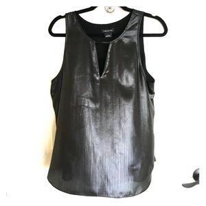 Trouve Black Sleeveless Blouse